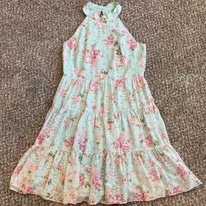 Floral Halter Dress